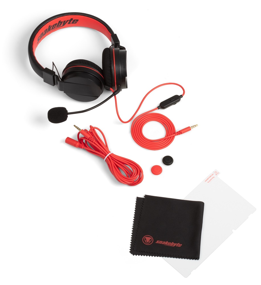 Snakebyte SB915444 GAMER:KIT PRO Nintendo Switch védőfólia és headset