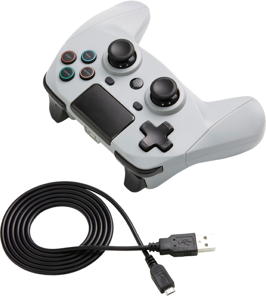 Snakebyte SB912757 GAME:PAD 4 S PlayStation 4 vezeték nélküli szürke kontroller