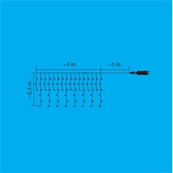 Somogyi LEDS108IV-1 iSparkle 108 LED/SMART/RGB/IP44 LED-es jégcsap karácsonyi fényfüzér