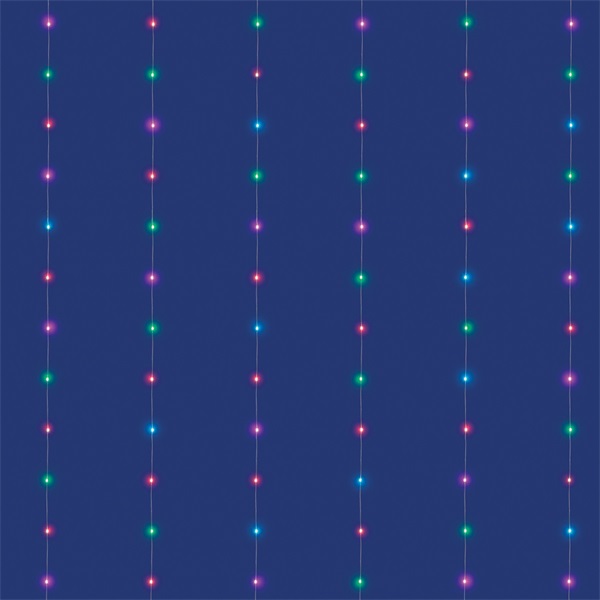Somogyi LEDS120CV-2 iSparkle 120 LED/RGB/SMART/IP44 micro LED-es karácsonyi fényfüggöny