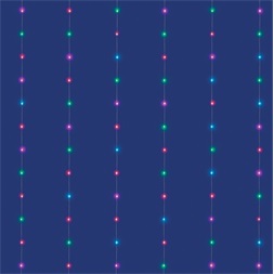 Somogyi LEDS120CV-2 iSparkle 120 LED/RGB/SMART/IP44 micro LED-es karácsonyi fényfüggöny