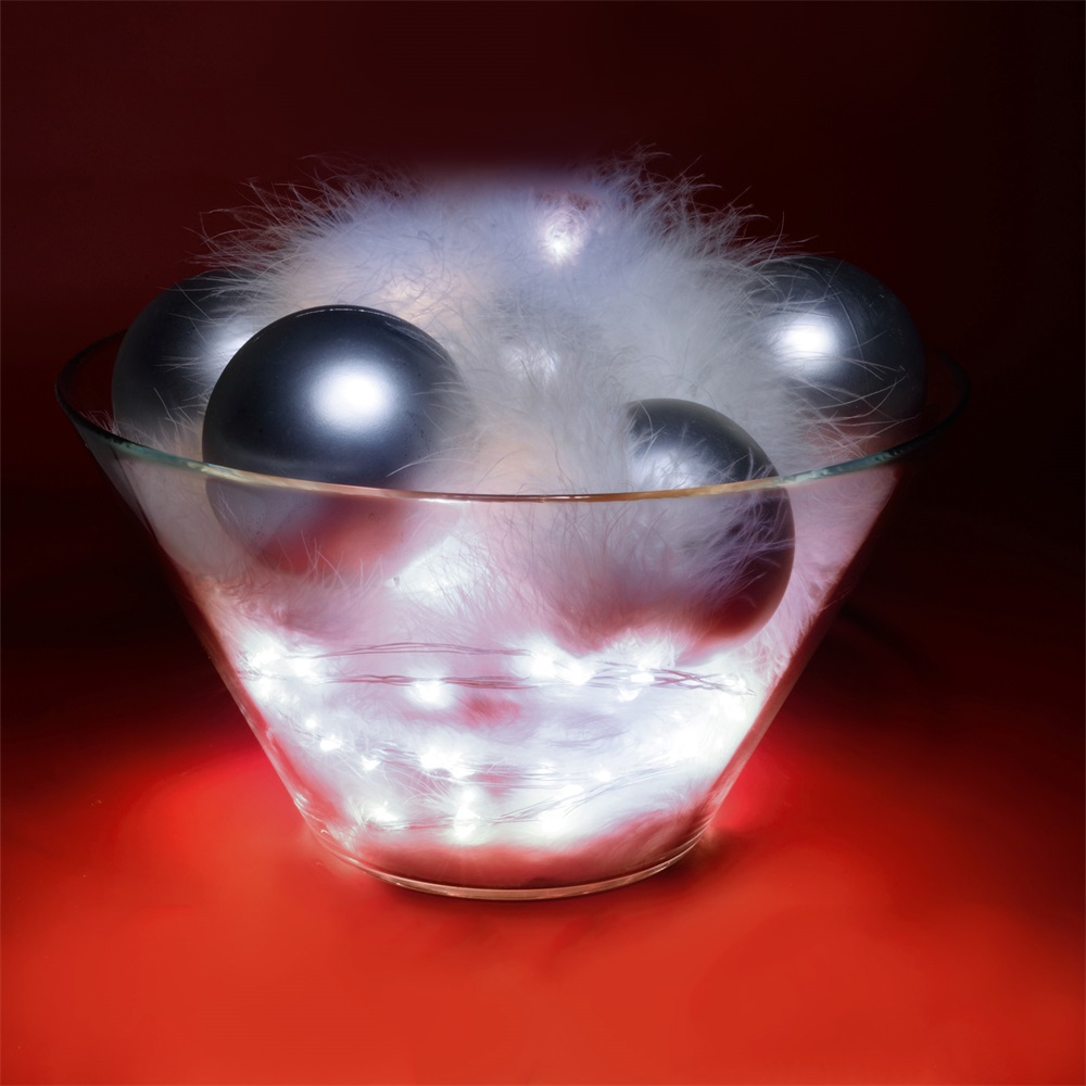 Somogyi ML 160/WH 160 LED/kültéri/hidegfehér micro LED-es karácsonyi fényfüzér