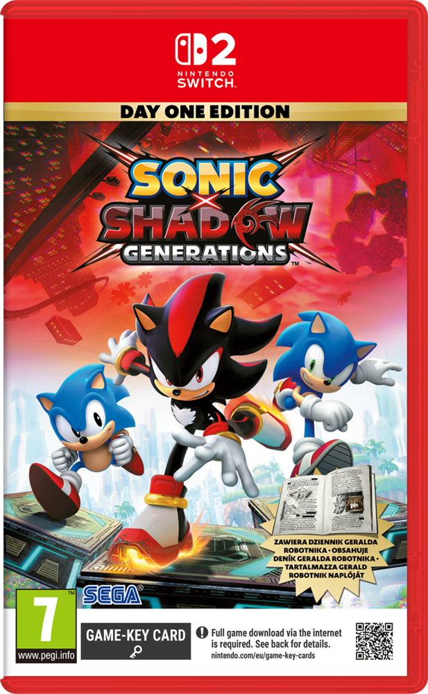Sonic X Shadow Generations Nintendo Switch 2 játékszoftver