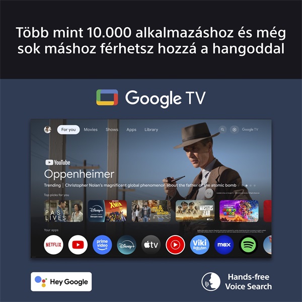Sony 43" Bravia 3 K43S35BP 4K UHD Smart LED TV (Újracsomagolt)