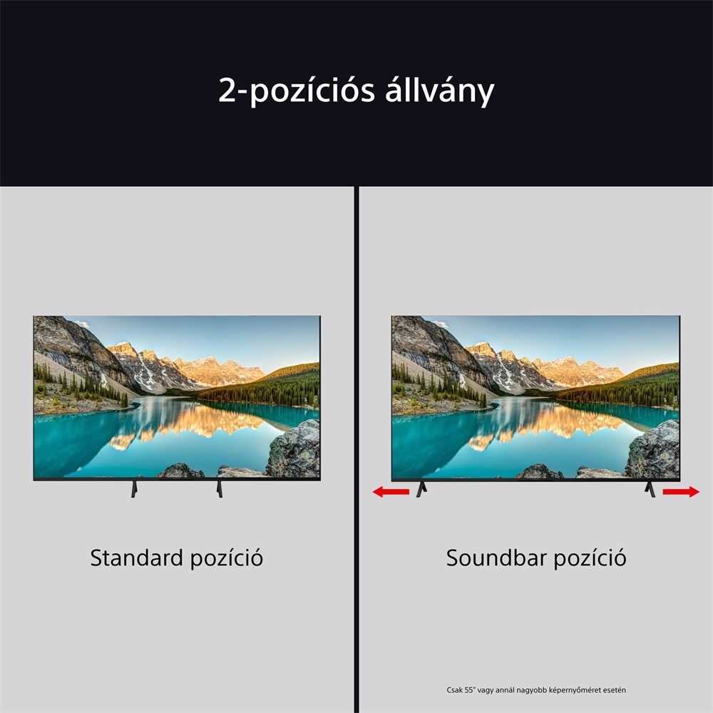 Sony 55" Bravia 3 K55S35B 4K UHD Smart LED TV (Újracsomagolt)
