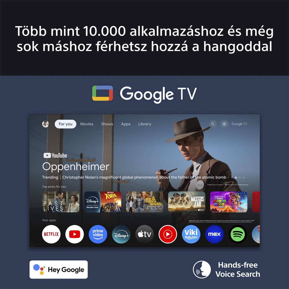 Sony 55" Bravia 3 K55S35B 4K UHD Smart LED TV (Újracsomagolt)