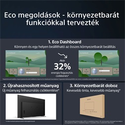 Sony 55" XR55A80LAEP 4K UHD Smart OLED TV (Újracsomagolt)
