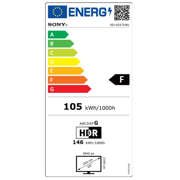 Sony 65" KD65X75WLPAEP 4K UHD Smart LED TV (Újracsomagolt)