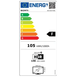 Sony 65" KD65X75WLPAEP 4K UHD Smart LED TV (Újracsomagolt)