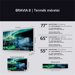 Sony 77" K77XR80PAEP 4K UHD Smart OLED TV