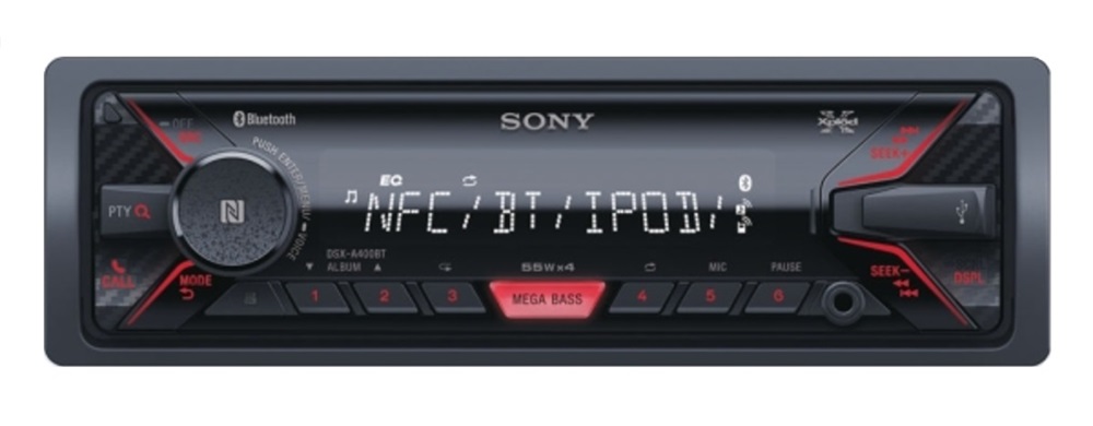 Sony DSXA410BT Bluetooth/USB/MP3 lejátszó autóhifi fejegység