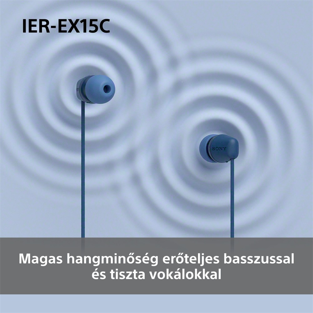 Sony IEREX15CP.CE7 USB Type-C vezetékes mikrofonos rózsaszín fülhallgató