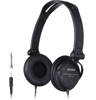 Sony MDRV150.CE7 fekete fejhallgató