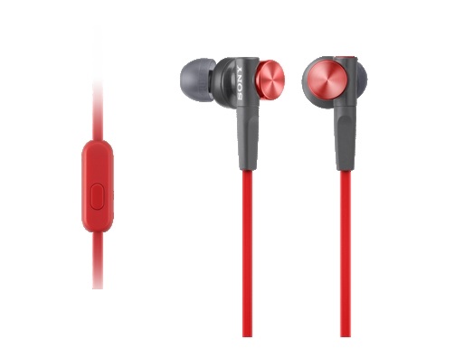 Sony MDRXB50APR.CE7 Extra Bass mikrofonos piros fülhallgató