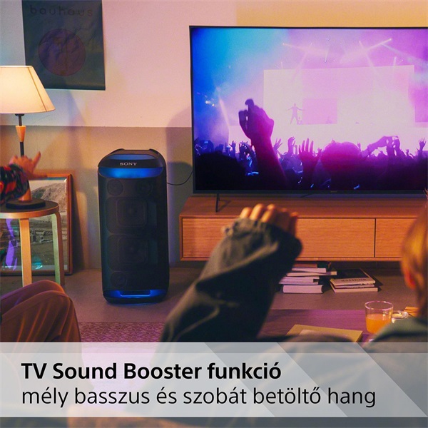 Sony SRSXV800B.CEL hordozható vezeték nélküli hangszóró (Újracsomagolt)