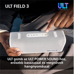 Sony ULT Field 3 fehér Bluetooth hangszoró