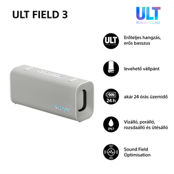Sony ULT Field 3 fehér Bluetooth hangszoró