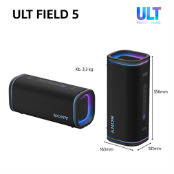 Sony ULT Field 5 fehér Bluetooth hagnszoró