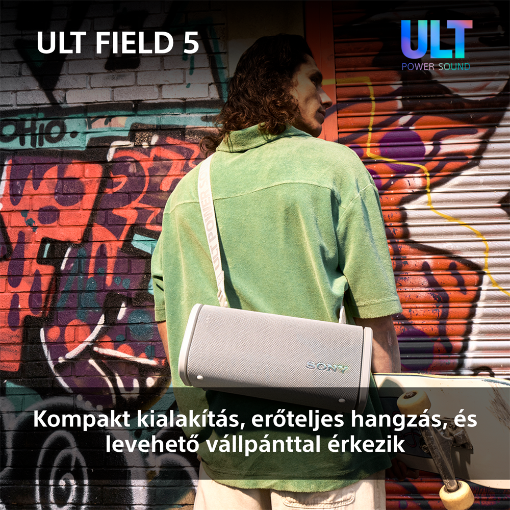 Sony ULT Field 5 fekete Bluetooth hangszoró