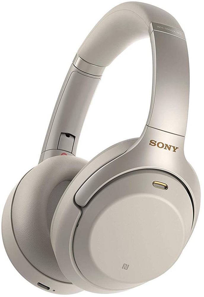 Sony WH1000X M3 Hi-Res Bluetooth/aptX mikrofonos ezüst fejhallgató