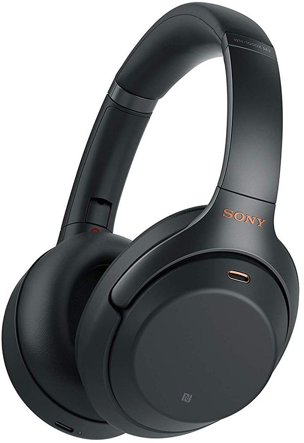 Sony WH1000X M3 Hi-Res Bluetooth/aptX mikrofonos fekete fejhallgató