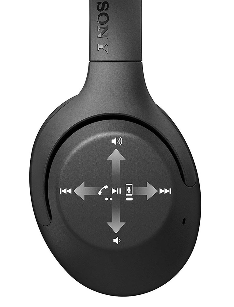 Sony WHXB900NB Bluetooth zajcsökkentős mikrofonos fekete fejhallgató