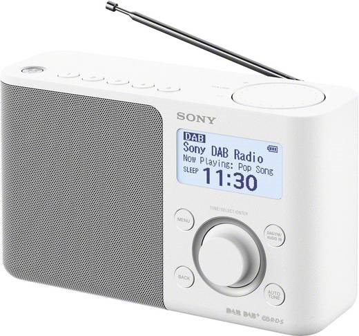 Sony XDRS61 hálózati töltős fehér FM rádió