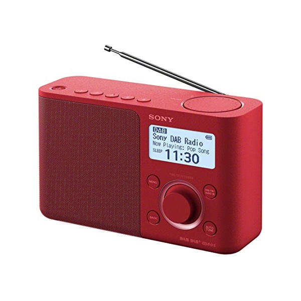 Sony XDRS61 hálózati töltős piros FM rádió