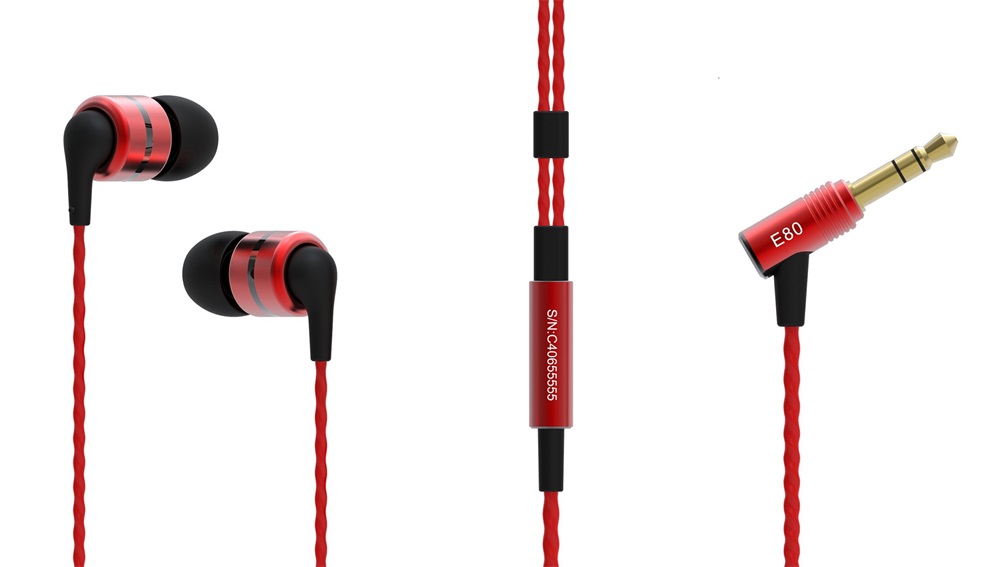SoundMAGIC E80 In-Ear piros fülhallgató