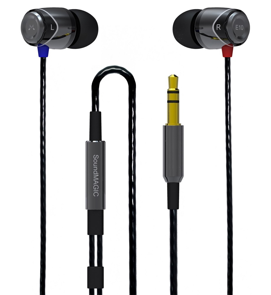 SoundMAGIC SM-E10-02 E10 ezüst-fekete fülhallgató