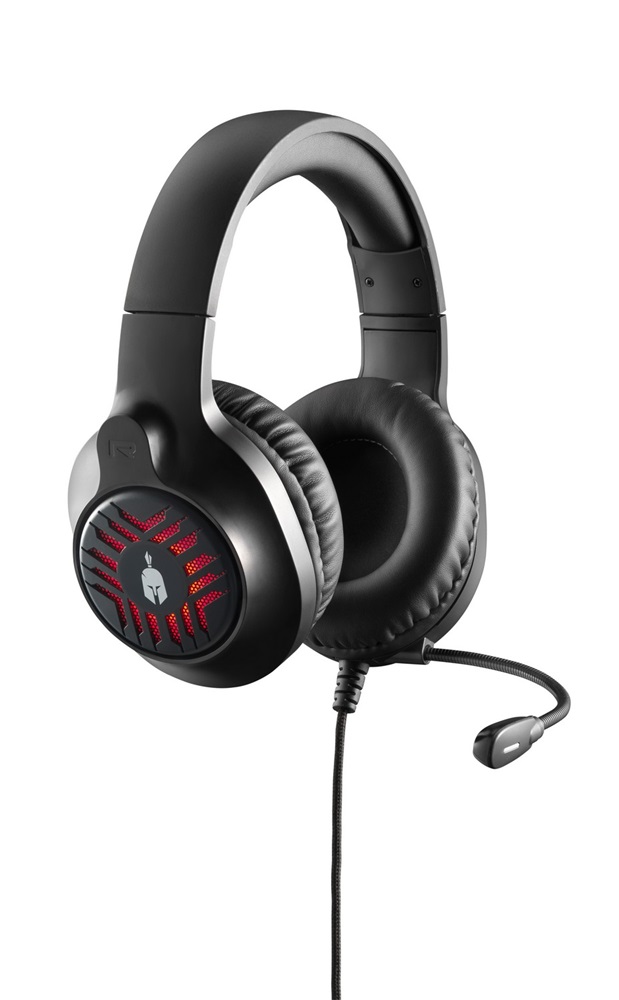 Spartan Gear 2807581 Medusa Wired fekete headset
