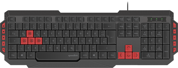 Speedlink Lucidium gamer billentyűzet
