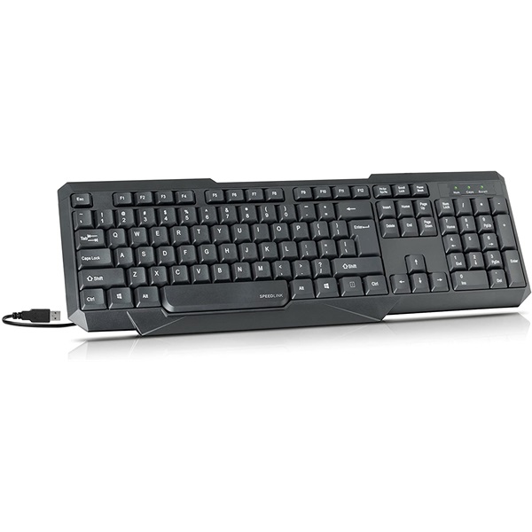 Speedlink SCRIPSI magyar kiosztású billentyűzet (SL-640003-BK-HU)