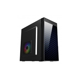Spire SPM1415B Tricer 1415 fekete 420W mATX ház (Újracsomagolt)