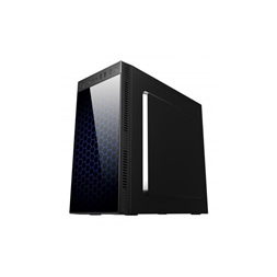 Spire SPM1415B Tricer 1415 fekete 420W mATX ház (Újracsomagolt)