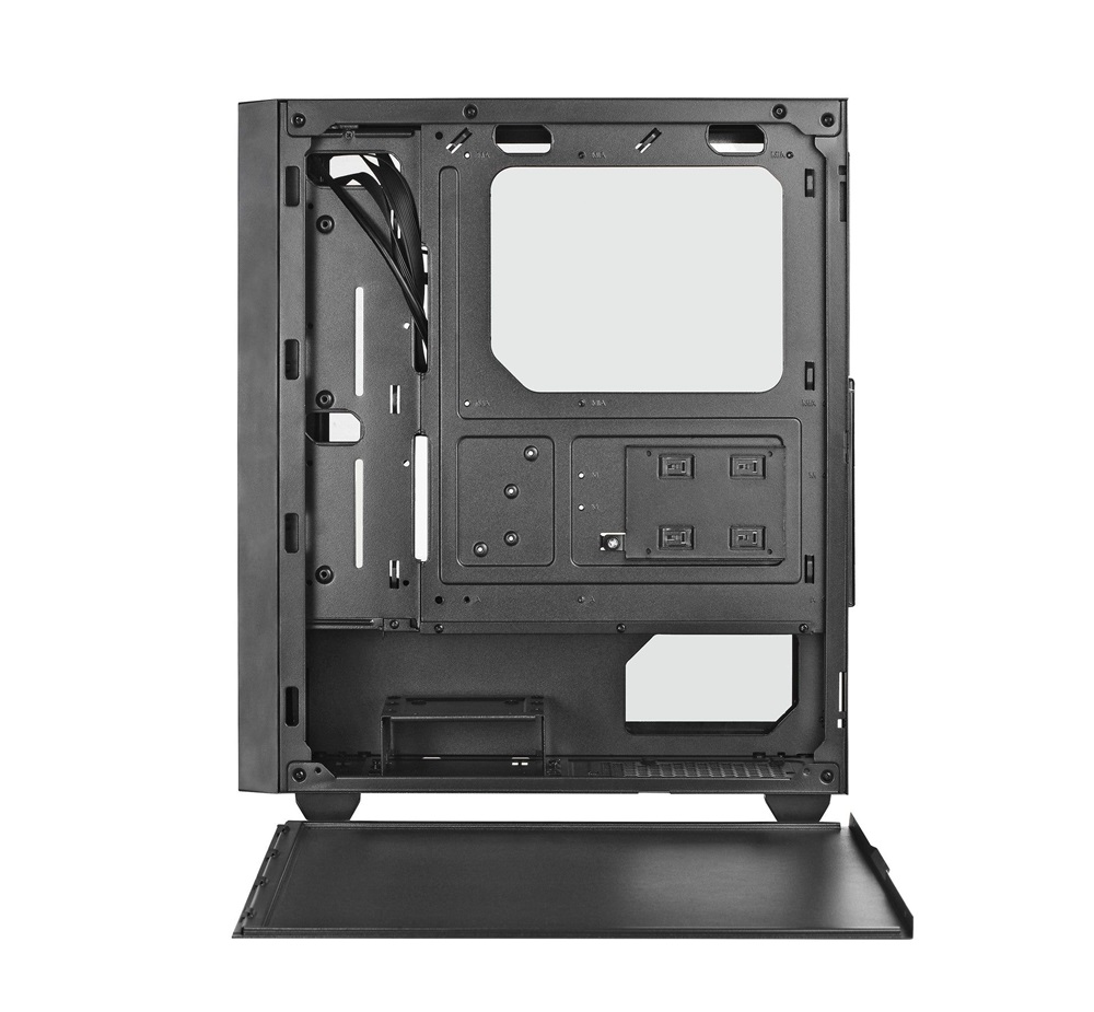 Spire SP-T7038GU3 fekete (táp nélküli) ablakos ATX ház