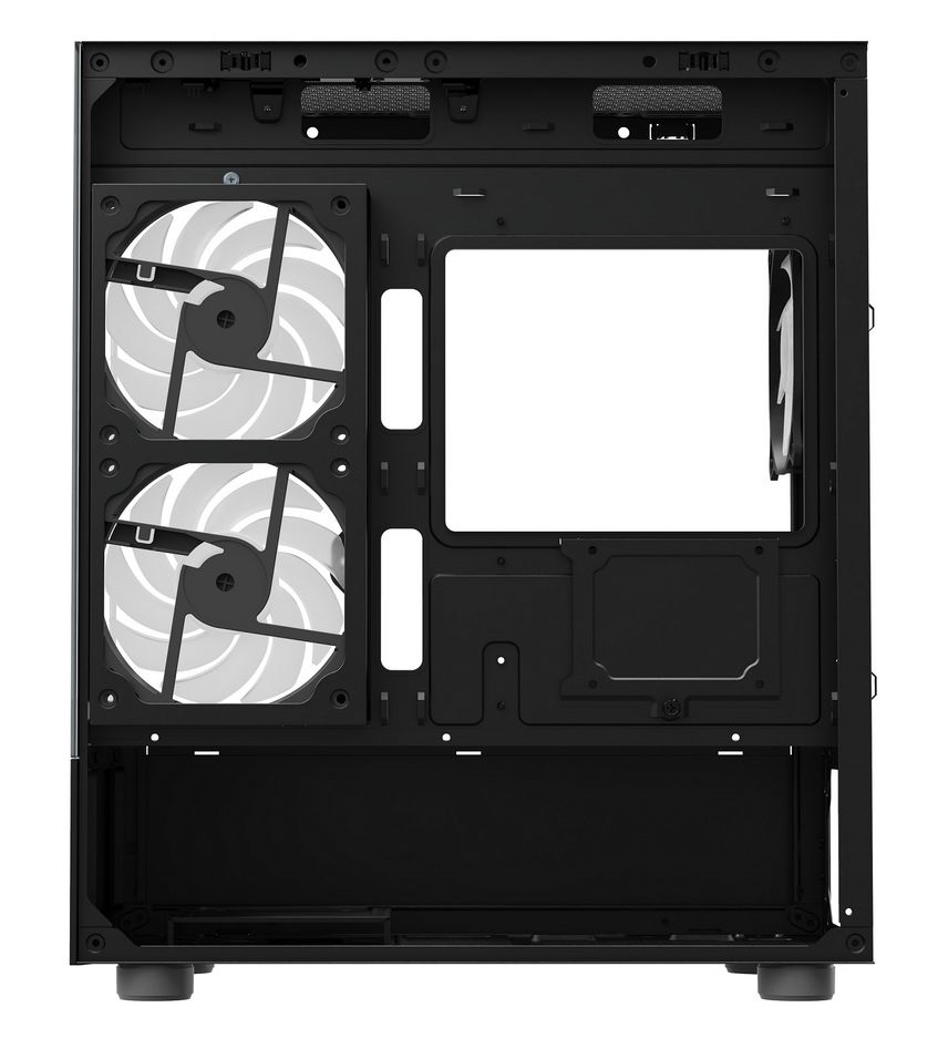 Spire U20 CUBIC MINI fekete (táp nélküli) ablakos mATX ház