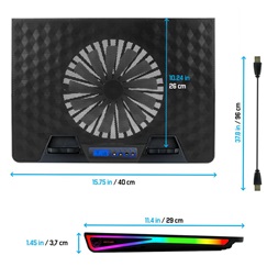 Spirit of Gamer AIRBLADE 800 17"-ig notebook hűtőpad