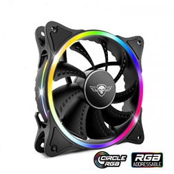 Spirit of Gamer CIRCLE RGB V120EX 120mm RGB LED ház hűtőventilátor
