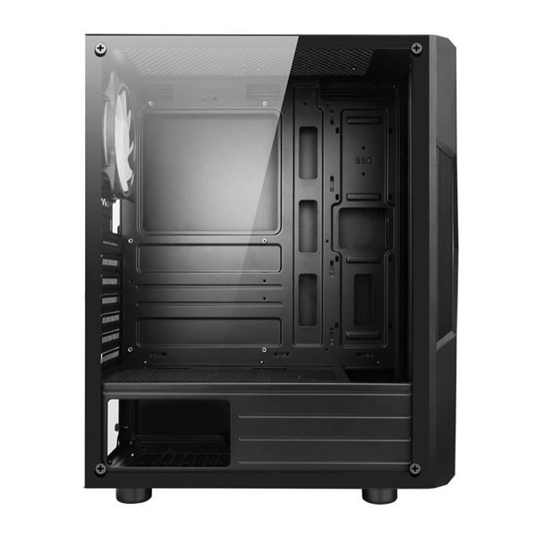 Spirit of Gamer CLONE 3 RGB fekete ablakos táp nélküli ATX ház