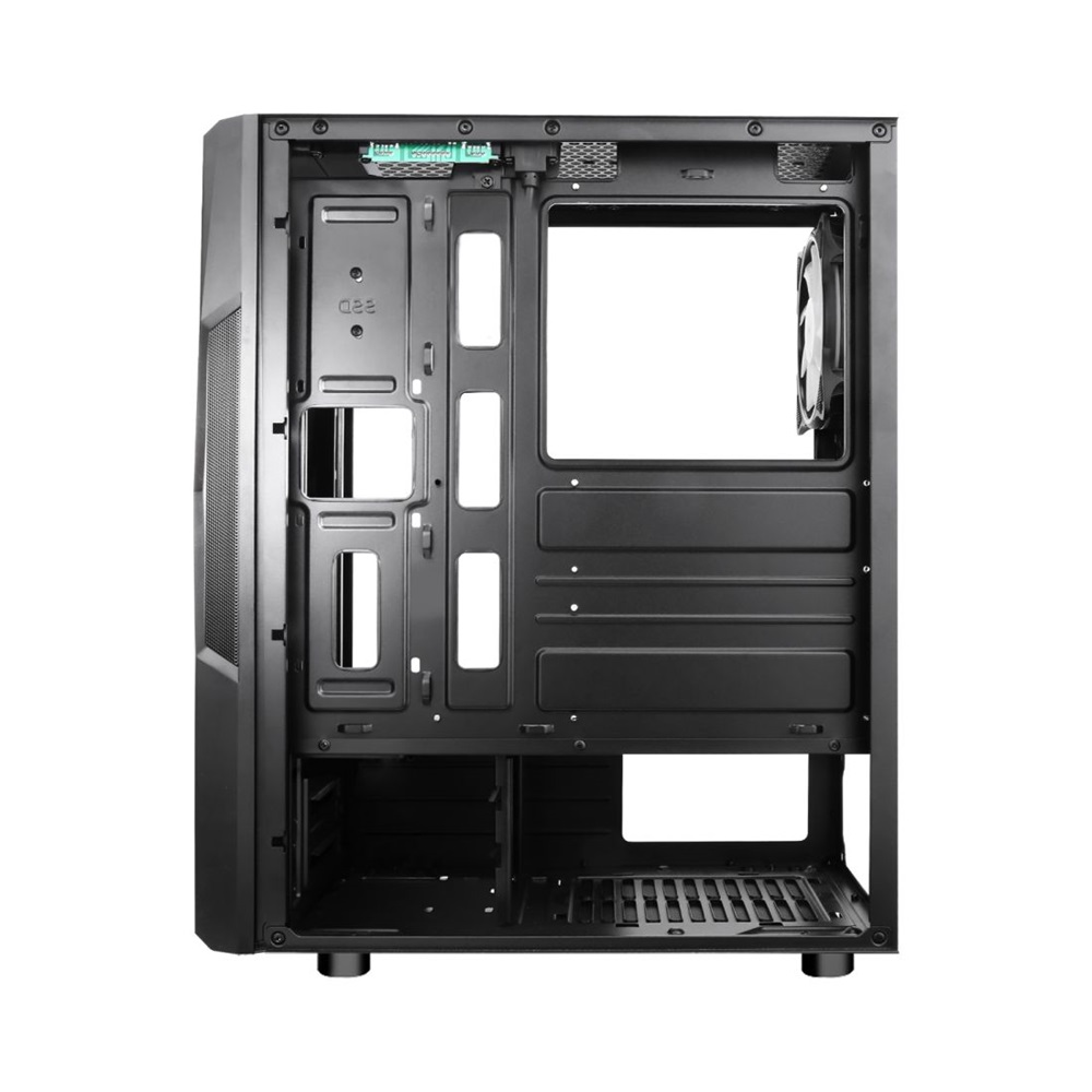 Spirit of Gamer CLONE 3 RGB fekete ablakos táp nélküli ATX ház