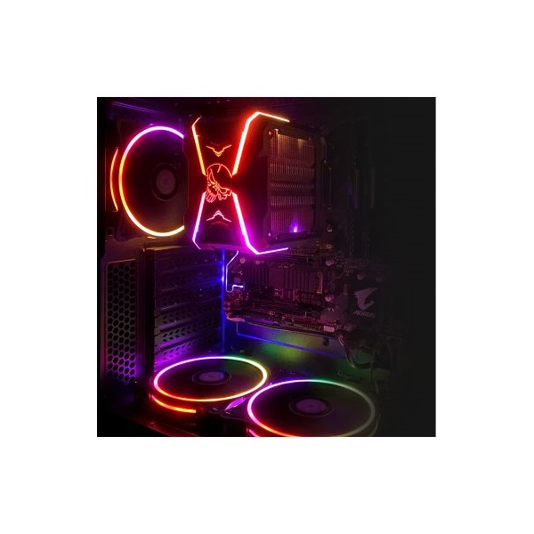 Spirit of Gamer CPU AIRCOOLER PRO ARGB aluminium/réz processzor hűtő