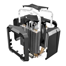 Spirit of Gamer CPU AIRCOOLER PRO ARGB aluminium/réz processzor hűtő (Újracsomagolt)
