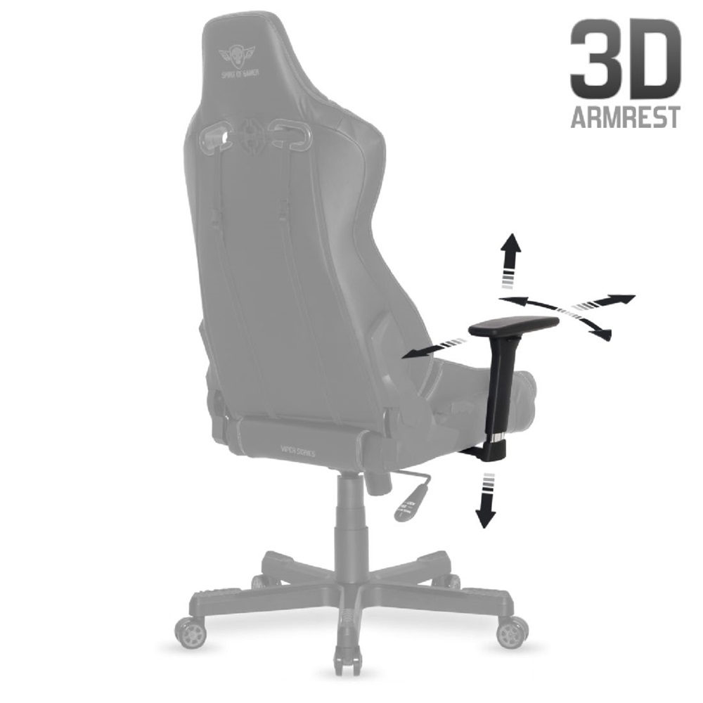 Spirit of Gamer CRUSADER fekete gamer szék
