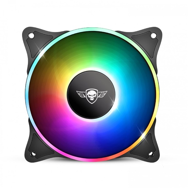 Spirit of Gamer DUAL RGB V120TW 120mm RGB LED ház hűtőventilátor