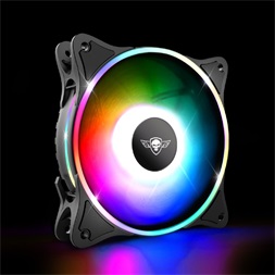 Spirit of Gamer DUAL RGB V120TW 120mm RGB LED ház hűtőventilátor