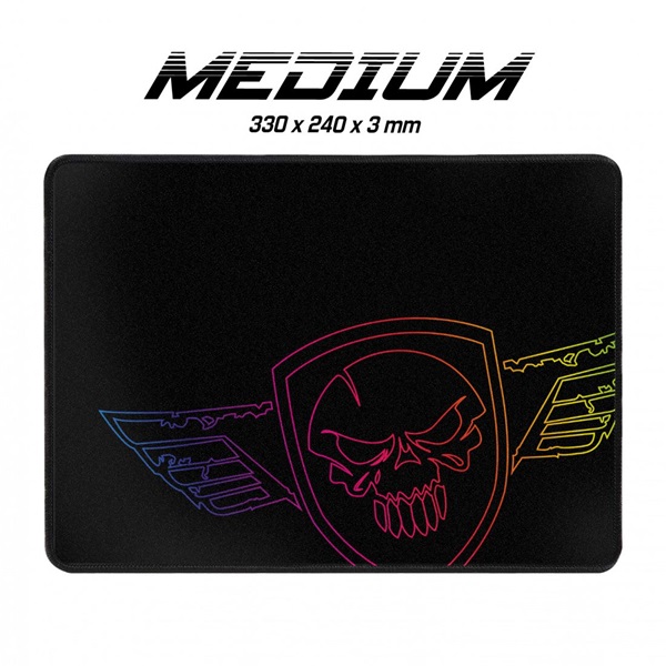 Spirit of Gamer Darkskull M fekete gamer egérpad