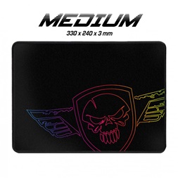 Spirit of Gamer Darkskull M fekete gamer egérpad