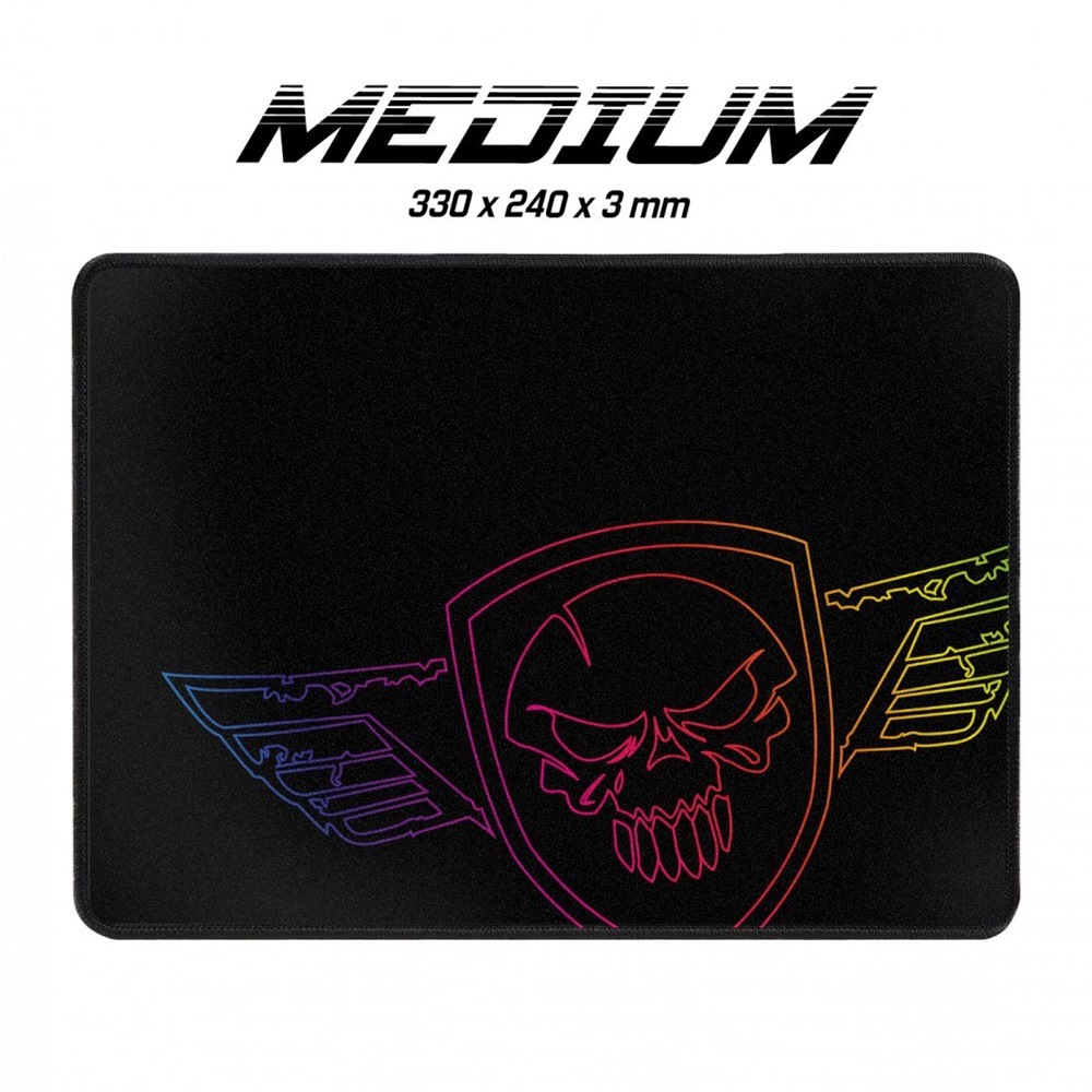 Spirit of Gamer Darkskull M fekete gamer egérpad