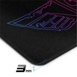 Spirit of Gamer Darkskull M fekete gamer egérpad